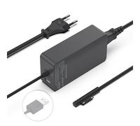 BIUBOTY Alimentatore Surface Laptop 65W 15V 4A Caricabatterie per Microsoft Surface Pro 11/10/9/8/Pro 7/7+/6/5/4/3/X Surface Go 4/3/2/1 Surface Laptop 7/6/5/4/3/2/1, Surface Book 3/2/1 con porta USB