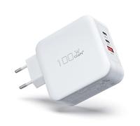 BIUBOTY Caricatore USB C 100W, Alimentatore GaN 3 Porte, Ricarica Rapida PPS Fast Charger, Adattatore Compatibile con MacBook, iPad Pro, iPhone 14/14 Pro/14 Pro Max/13/12, S22, S21 Ultra