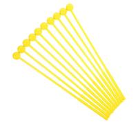BIUDECO 10 pezzi Bacchette per Percussioni Giallo Mallets Resistenti per Marimba Tongue Drum Glockenspiel e Xilofono Design Ergonomico per Ragazzi e Ragazze Strumenti Musicali Educativi
