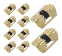 BIUDECO 10 Pezzi Cerniere a Molla Mini per Scatole di Legno Portagioie Cerniere Decorative Antiche Piccole Apertura Automatica Portagioie Pratiche e Versatili