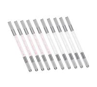 BIUDECO 10 pezzi Matite per Sopracciglia Microblading Doppia Punta Penne Tattoo Sopracciglio con Design Naturale e Decorazione Brillante Strumenti Trucco Professionale e Personale