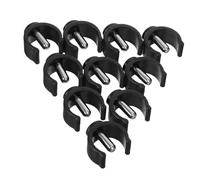 BIUDECO 10 pezzi Morsetti C in Acciaio per Bastone da Passeggio Accessori Resistenti e Facili da Installare Fermagli Rapidi per Stampelle e Ausili per Camminare Supporto Robusto per