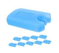 BIUDECO 10 Reusable Ice Packs in PE Material Freezer Blocks for Food Preservation Cooler Bags Picnics Camping And Travel Maintain Freshness for Lunch And Drinks