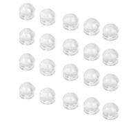 BIUDECO 100 Pezzi Orecchini in Silicone, Earring Silicone Stoppers, Pierced Earring Backs, per Creazione e Riparazione Orecchini