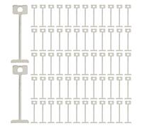 BIUDECO 100 pezzi Piastrella Livellatore Ago in Acciaio per Metodo Livellamento Pavimenti e Pareti Ricambio Regolatori Piastrelle per Installazione Stabile e Riutilizzabile