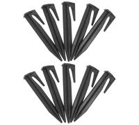 BIUDECO 100 pezzi Picchetti per Camping Leggeri e Resistenti Picchetti da Terra per Ancoraggio Sicuro in Giardino Spiaggia e Outdoor Accessori Antivento Fissaggio Stabile per Teli e