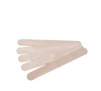BIUDECO 100pezzi Spatole in Legno Per Depilazione Spatola Per Cera Arrotondata Monouso Adatta Per Tutte Le Cere Depilatorie Facile Da Usare