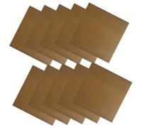 BIUDECO 10pezzi Adesivo per Piastra per Capelli Isolamento Termico Adesivo in Tessuto per Ferro Arricciacapelli Decalcomania in Tessuto per Strumenti per Capelli Resistente al Calore