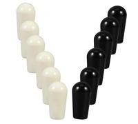 BIUDECO 12pezzi Manopole Per Chitarra Elettrica Copri Interruttori Per Chitarra Con Design Elegante Compatibili Con Interruttori Tre Vie Facili Da Installare e Accessori Musicali Per