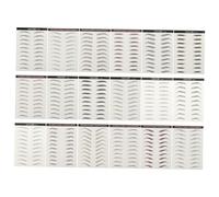 BIUDECO 18 pollici False Eyebrow Stickers Natural Eyebrow Temporary For Sparse Over Plucked Brows Reusable And Fade Resistant