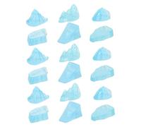 BIUDECO 18 Pollici Miniature Underwater Glacier Models for Aquarium Fish Tank Decoration Arctic Scene Micro Landscape Ornaments