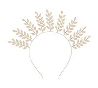 BIUDECO 1pezzi Leaf Headdress Per Sposa e Damigella Elegante Cerchietto Decorativo Per Matrimoni e Occasioni Speciali Accessorio Raffinato Per Con Design Foglia