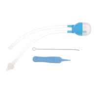 BIUDECO 1set Aspiratore Nasale Manuale Per Ragazzo Ragazza Kit Completo Con Aspiratore Pinza Nasale e Spazzola Per Pulizia Facile Da Usare e Sicuro Per Naso Del Tuo Ragazzo Ragazza