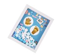 BIUDECO 1set Kit Per Impronte Di Mano e Piede Per Cornice Fotografica e Scatola Di Ricordi Unico Per Shower Per Bambine