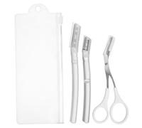 BIUDECO 1set Kit Per La Modellazione Delle Sopracciglia Completo Con Rasoio Forbici e Trimmer Per Sopracciglia Strumenti Di Bellezza Leggeri e Portatili Facili Da Usare