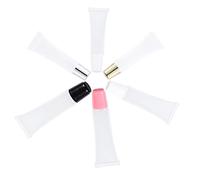 BIUDECO 1set Tubetti Vuoti Per Lucidalabbra Trasparente Contenitori Ricaricabili Per Cosmetici Design Antileak e Facile Da Riempire Accessori Per Makeup Per Condivisione Con Amiche