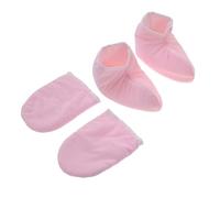 BIUDECO 2 paia Guanti per Trattamento con Paraffina Isolanti in Spugna per Mani e Piedi da Rosa Copertura Termica per Spa e Terapia del Calore
