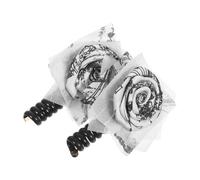 BIUDECO 2 pezzi Elastici Capelli Spirale Fasce Telefoniche Intrecciate con Dettagli Artistici Mille Caratteri Accessori Leggeri e Morbidi per Acconciature Femminili dallo Stile