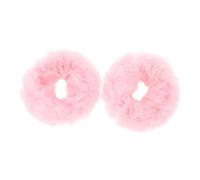 BIUDECO 2 Pezzi Elastici per Morbidi in Sintetico Fasce Elastiche Soffici per di Cavallo e Acconciature Accessorio Moda Femminile Rosa