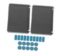 BIUDECO 2 Pezzi Palette Vuote Trasparenti per Ombretti Blush Contouring e Illuminante Custodia Portatile e Resistente per Organizzazione Cosmetici Viaggio