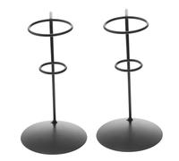 BIUDECO 2 pezzi Porta Coni Gelato in Ferro Resistente Supporto Mini per Snack e Antipasti Stand Espositore per Gelato e Finger Food Design Stabile e Durevole per Uso Prolungato