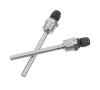 BIUDECO 2 Pezzi Pozzetto Termometrico in Inox Saldature Resistente Alte Temperature per Scaldabagno Facile Installazione Misurazione Precisa Temperatura