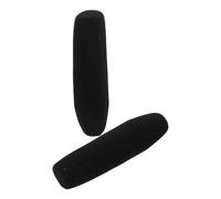 BIUDECO 2 pezzi Protezione Antivento per Microfono in Spugna ad Alta Densità per Microfono Condensatore da Esterno Copertura Parabrezza Leggera e Facile da Installare per Interviste e