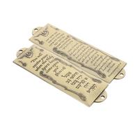 BIUDECO 2 Pezzi Regali Israele Mezuzah Decorativo Mezuzah Religioso Ornamento Simboli Ebraici Mezuzah Preghiera Cattolica Mezuzah Scrittura Ebraica Mezuzah Decorativo Mezuzah