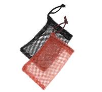 BIUDECO 2 pezzi Sacchetti per Sapone Solido in Rete Nylon con Laccetto Antiscivolo Porta Saponetta da Viaggio per Schiuma Rapida e Pulizia Viso Corpo per Doccia e Uso Quotidiano