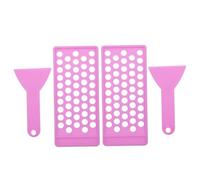 BIUDECO 2 set Kit per Creazione Lucidalabbra e Rossetto con Vassoio Riempimento e Spatola Materiale Resistente per Balsamo Labbra Artigianale Regalo per Amanti del Te