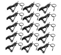 BIUDECO 20 Clip Per Microfono A Bavero, Clip Di Ricambio Per Microfono Lavalier, Clip in Metallo Per Microfono Lavalier Per Registrazione Audio, Uso Esterno
