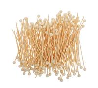 BIUDECO 200 Pezzi Bastoncini di Legno per Lecca Lecca con Estremità a Sfera, Agitatori Sicuri per Bevande e Decorazioni Dessert in Progetti di Pasticceria Riutilizzabile Stili multipli
