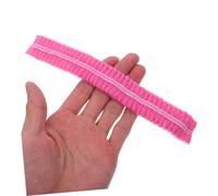 BIUDECO 200 Pezzi Cappelli Monouso da Chef in Non Cappellini Traspiranti ed Elastici Antipolvere per Cucina Laboratori Saloni e Servizio Alimentare Rosa