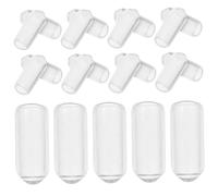 BIUDECO 200 pezzi Copri Estremità in Gomma Trasparente per Fasce Capelli Tappi Protettivi per DIY Sicuri per Tutte le Età Facili da Applicare Adatti Fasce