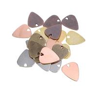 BIUDECO 20pezzi Plettri per Chitarra Elettrica Leggero Trasporto per Dita Suonare Bene Adatto Chitarra Elettrica Accessorio da Collana Colore Casuale