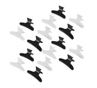 BIUDECO 24 pezzi Pinze Capelli Farfalla Piccole per Donna Morsetti Resistenti e Fissaggio Sicuro Clip Posizionamento Senza Tracce per Styling e Uso Quotidiano Nero e Bianco Misto