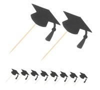 BIUDECO 24 Pezzi Toppers Torta Laurea e Decorazioni Festa Diploma per Cupcake e Dolci Cake Topper per Decorazione Torte Laurea Accessori per Party Universitari e Celebrazioni Scolastiche