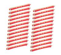 BIUDECO 24pezzi Heatless Curling Rods Strumenti Per Acconciature Senza Calore Per Ricci Giocosi e Stile Vintage Perm Rods Per Lunghi e Naturali Kit Pratico Per Acconciature Fai Te