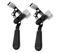 BIUDECO 2pezzi Leva Freno per Sedia Rotelle in Lega di Alluminio di Ricambio per Leva Manuale Compatibile Tubi da Accessori per Sedia Rotelle e Scooter