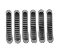 BIUDECO 3 Paia Sostitutivi per Stampelle Sottoascellari in Tpr Grigio Imbottitura Supporto Ergonomico per Stampelle in Alluminio Facili Sostituire per Riabilitazione e