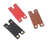 BIUDECO 3 pezzi Custodie in Pelle Sintetica per Testina Rasoio Protezione Durevole per Accessori Rasoio Sleeve Compatte e Pratiche per Viaggio e Uso Quotidiano