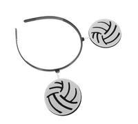 BIUDECO 3 Pezzi Fasce Sportive per Capelli Adulti Accessori Leggeri e Resistenti per Festival Design Divertente Tema Sportivo Fasce Donna Comode per Feste e Performance