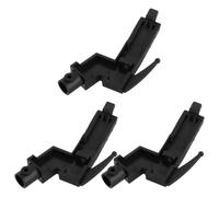 BIUDECO 3pezzi Supporto Ago Fonografo Nero con Base Antiscivolo Organizer per Cartuccia Phono e Staffa Headshell Protezione e Conservazione per Giradischi in Casa e Studio