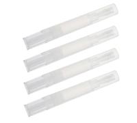 BIUDECO 4 pezzi Penne Vuote Multifunzionali con Pennello per Olio Cuticole Trucco e Crescita Sopracciglia Pratiche e Durevoli per Uso Quotidiano e Artisti del Make-up