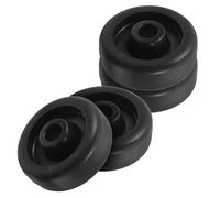 BIUDECO 4 Pezzi Ruote Fitness Resistenti per Attrezzi Sportivi Casa Rulli Allenamento Muscolare Compatibili con e Bicicletta Accessorio Palestra per Allenamento Domestico