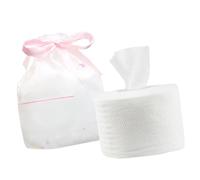 BIUDECO 40 pezzi Salviette Struccanti Monouso in Cotone Morbido Asciugamani Viso Doppio Uso per Pulizia e Struccaggio Adatti Tutti i Tipi di Bianco