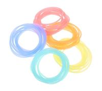 BIUDECO 50 Braccialetti in Silicone Luminescenti Elastici per Giochi all Feste e Accessori per Party Toss e Corn Hole
