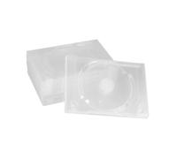 BIUDECO 6 pezzi Custodie CD Dvd Trasparenti Doppie Porta Dischi Portatile con Tasca per Etichette Custodie Vuote per Film e Videogiochi Contenitori Compatti per Media Video Storage