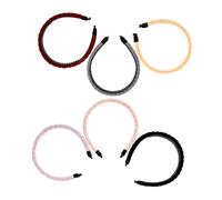 BIUDECO 6 pezzi Fasce Capelli Intrecciate Colori Misti Eleganti e Decorative per Donne e Ragazze Accessori Chic per Feste Cerimonie e Uso Quotidiano