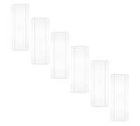 BIUDECO 6 Pezzi Nail Art Display Board con Slot per Smalti Tavoletta Trasparente in Plastica per Esposizione Colori e Pratica Nail Gel Strumento Essenziale per Saloni e DIY